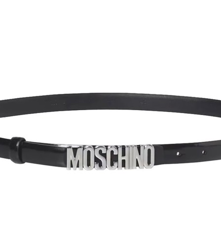 Moschino belt small silver - moschino,