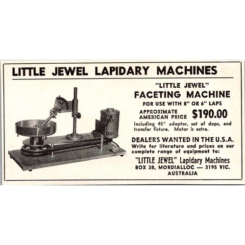 Little jewel lapidary machines - jewel,