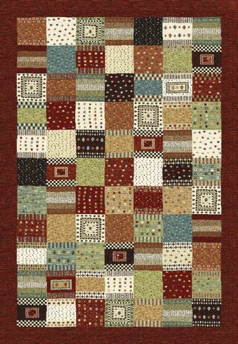 Dark red multi - multi, modern