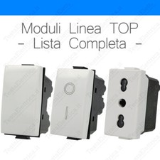 Serie compatibile Matix interruttori, pulsanti e prese linea TOP (no originali)