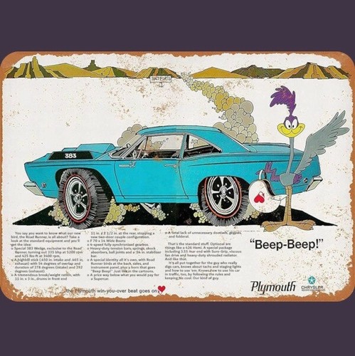 1968 plymouth road runner - road,