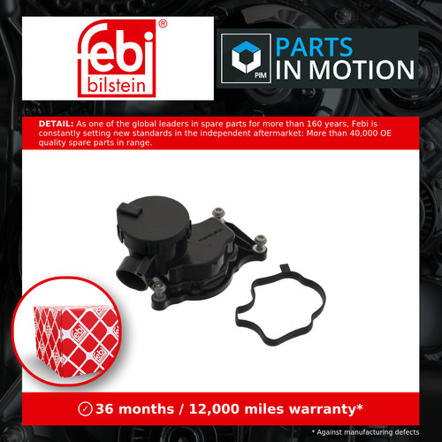 Engine block breather fits - block, bmw