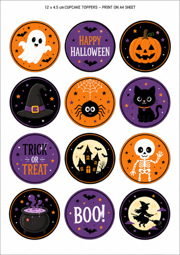 Edible cupcake toppers - edible,