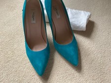 LK Bennett Turquoise Suede