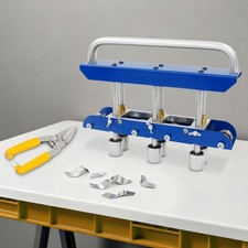 Sheet Metal Bender V Shaped Roller Edge Roller Bender For Garage Rain Guards