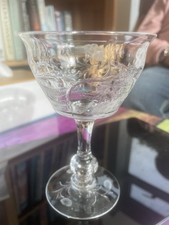 Tudor Crystal Cut Glass Wine