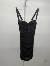 Miss Floral Black Corset Dress