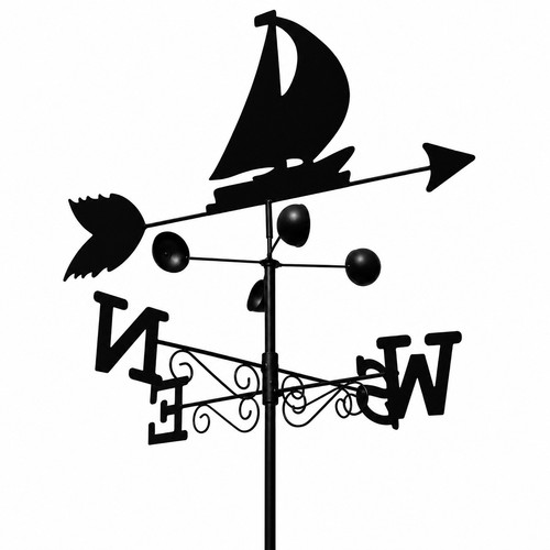 Boat weathervane steel - weathervane,