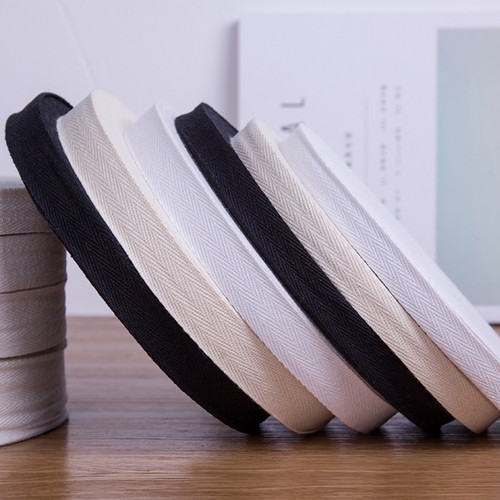 Herringbone cotton tape twill - herringbone,