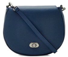 Leather Saddle Bag Crossbody
