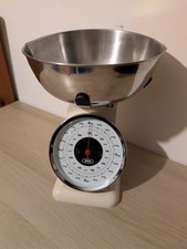 AGA Vintage-style Kitchen Scales, 4kg, Cream colour, Imperial & Metric