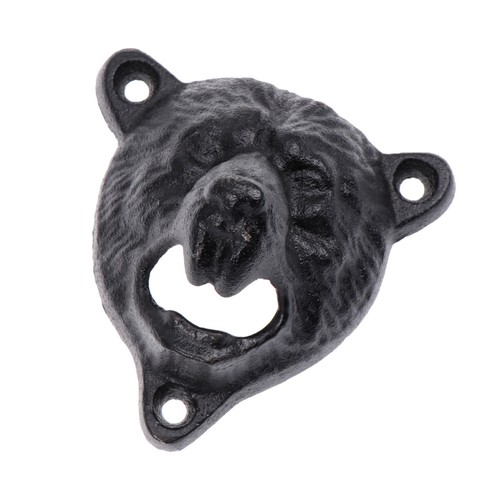 1pcs cast iron - bear, head