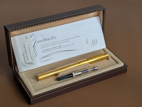 Dunhill fountain pen 585 14k - fountain,