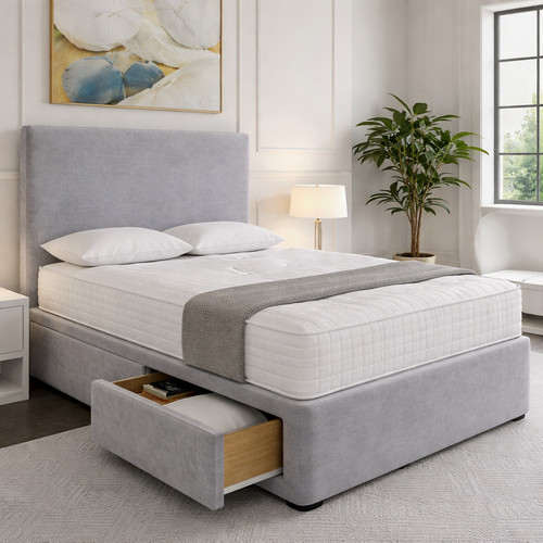 Reinforced divan bed set with - divan,