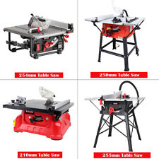 Excel Electric Portable Compact Bench Table Saw Legstand Side Extensions 240V