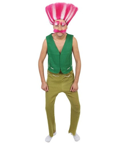 Men troll king costume - men's, for