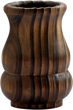 PRETYZOOM Wooden Vase Tulips