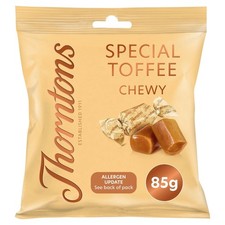 Thorntons Original Special Toffee Bag 85g x  9 - Long Date - Full Box