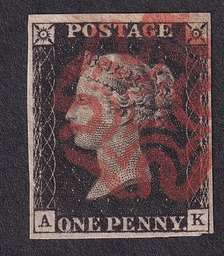 Penny black plate 4 - plate,