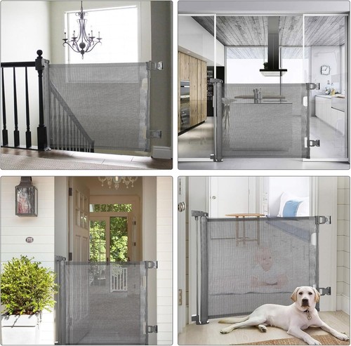 Retractable stair gate 140cm - stair,