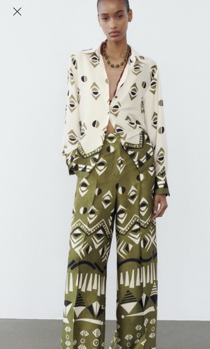 Zara printed patterned - zara, wide