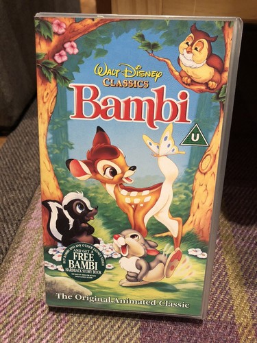 Walt disney classics bambi vhs - walt,