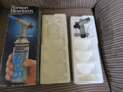 Vintage boxed ronson blowtorch - boxed,
