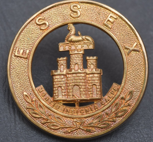 Essex regiment helmet plate - regiment,