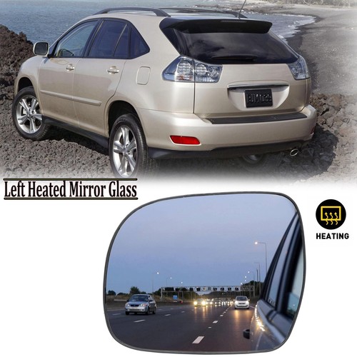 Left wing mirror glass heated - glass,