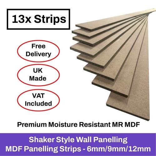 Mdf panelling strips diy - panelling,