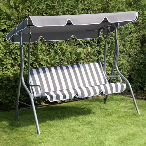 Garden swing bench seater - garden, bench,
