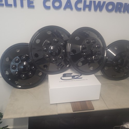 Wheel trims black gloss - 16",