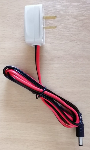12v lead clipsal 5mm plug - clipsal, 5.5mm