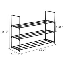3 Tiers Shoe Rack Shoe Tower