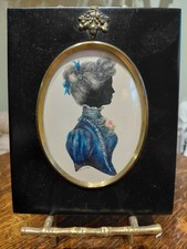 Vintage Miniature Silhouette