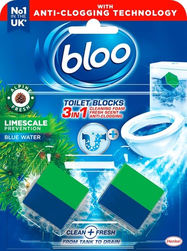 Bloo new 3in1 toilet blocks - bloo,