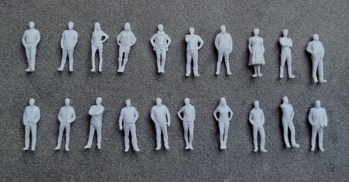 Model railway scale people - railway,