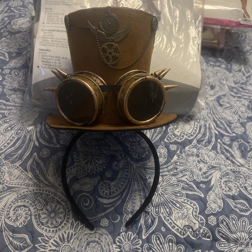 Steampunk top hat headband nwt - top,