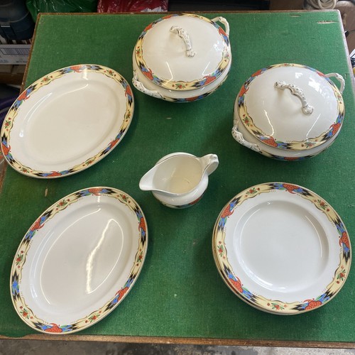 11x pieces burslem - of, losol