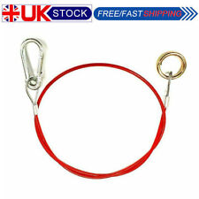 BreakAway Cable Red Hook & Eye- Trailer Safety Towing Car Van Caravan Horse NEW