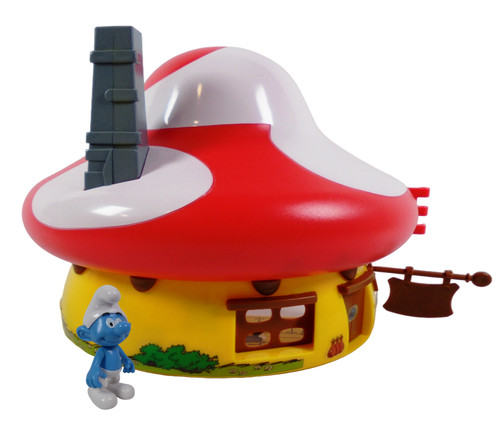 Smurfs house with - smurfs', action