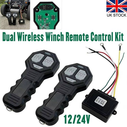 12v 24v dual wireless - 24v, winch
