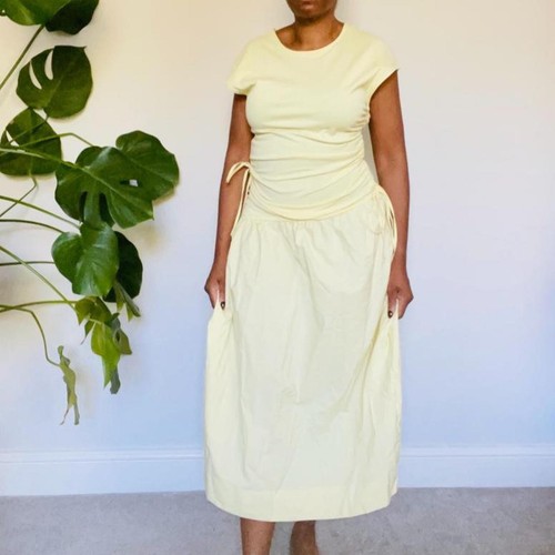 Zara yellow asymmetric - zara,