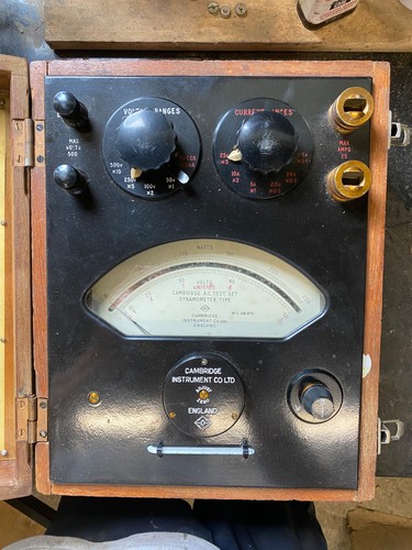 Vintage cambridge test meter - test,