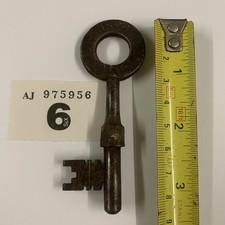 Vintage HM PRISON KEY 1526 THE MAZE  Gibbons Iron Door Lock Cell Long  Kesh Lot6