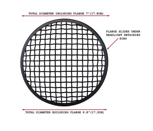 Headlight stone guard for - headlight,