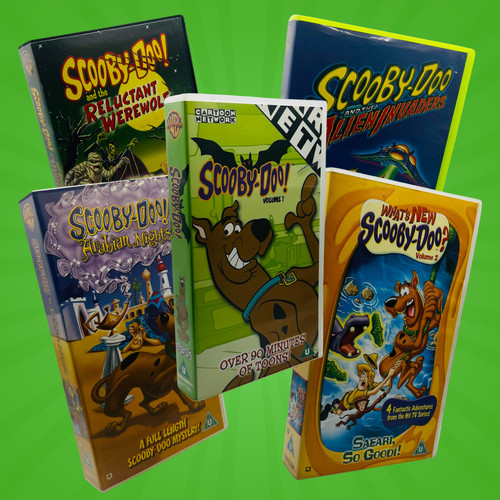 Scooby doo vhs video tapes - vhs,