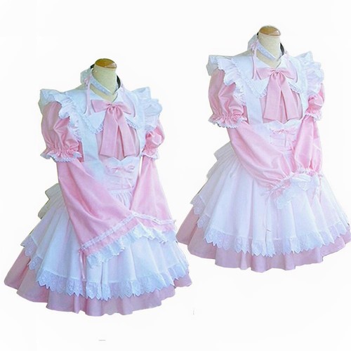 Maid girl sissy lockable - maid, pink