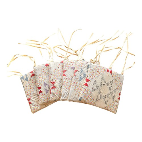 Vintage set quilt chair - set, 6