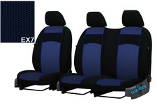 TAILORED FRONT SEAT COVERS For VOLKSWAGEN T6 2016 - 2021 UPHOLSTERY FABRIC